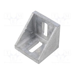 1 pcs x FATH - 093W402N08R - Angle bracket, for profiles, Width of the groove: 8mm, W: 40mm