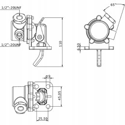 Fuel pump massey feruson 4224451m91