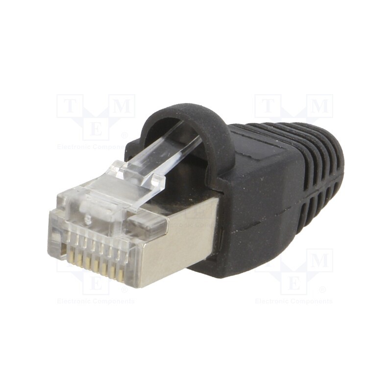 5 pcs x LOGILINK - MP0012 - Plug, RJ45, PIN: 8, Cat: 5e, shielded,with protection, gold-plated