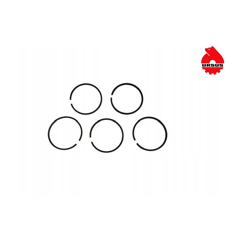 Set of engine piston rings for 1 K11 piston