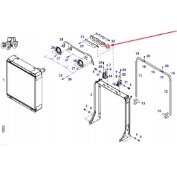 718202050170 radiator rubber seal