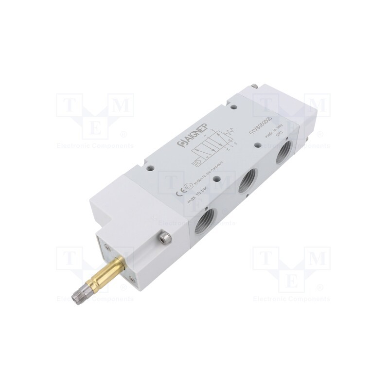 1 pcs x AIGNEP-01VS050005 - Electromagnetic valve, 2÷10bar, 5/2 monostable, Thread: G 1/2'