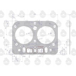 Head gasket silicone C 330 original Ursus