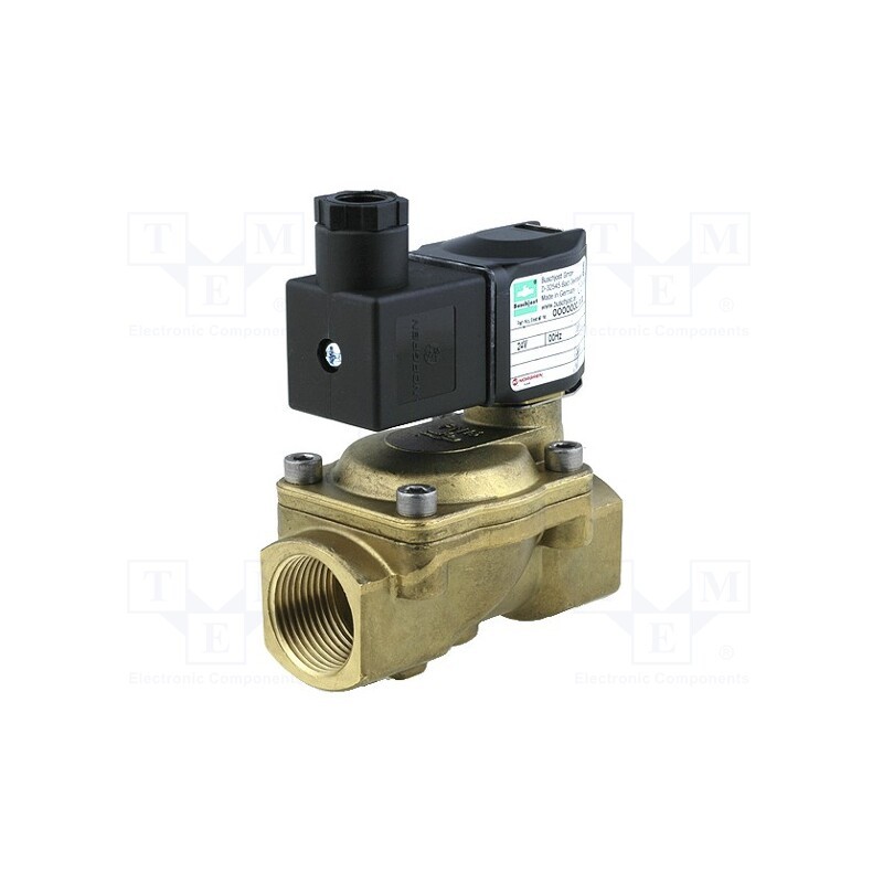 1 pcs x NORGREN HERION-8240300.9101.02400 - Electromagnetic valve, 0.1÷16bar, brass, NBR rubber, IP65, 24VDC