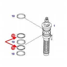 F119200710180 injector spacer ring pa