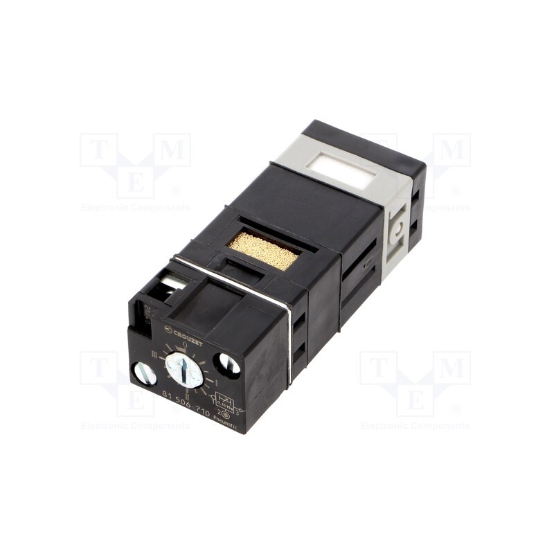 1 pcs x CROUZET-81506710 - Time relay, 2÷8bar, Connection: M4, OUT: NO, 32x25x78mm, -5÷50°C