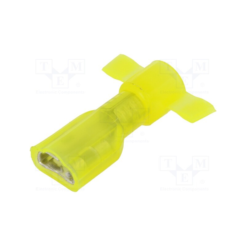 5 pcs x PANDUIT - DNF10-250FIB-2K - Terminal: flat, 6.3mm, 0.8mm, female, crimped, for cable, insulated