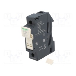 1 pcs x SCHNEIDER ELECTRIC - DF10N - Fuse base, for DIN rail mounting, Poles: 1
