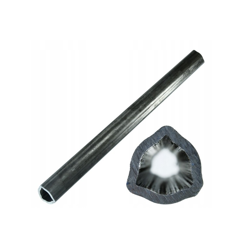 Internal triangular pipe 36x4 5mm, length 48 7cm