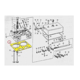Painted head gasket c 330 c 330m c 328