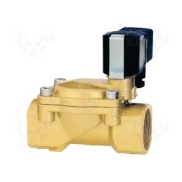 1 pcs x NORGREN HERION-8240600.9101.02400 - Electromagnetic valve, 0.1÷16bar, brass, PTFE, IP65, 24VDC, A: 92mm