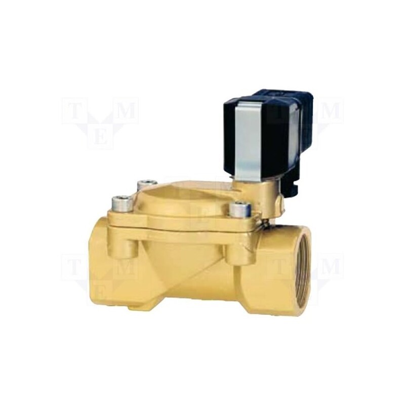 1 pcs x NORGREN HERION-8240600.9101.02400 - Electromagnetic valve, 0.1÷16bar, brass, PTFE, IP65, 24VDC, A: 92mm