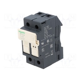 1 pcs x SCHNEIDER ELECTRIC - DF101N - Fuse base, for DIN rail mounting, Poles: 1+N