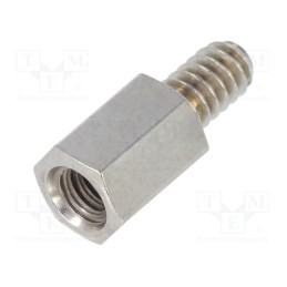 5 pcs x HARTING - 9670009972 - Threaded head screw, UNC 4-40, DSUB SCREW LOCK FE UNC/UNC NI