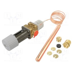 1 pcs x DANFOSS-003N2182 - Thermostatic valve, G 1/2', brass, AVTA, 0÷16bar, 2m