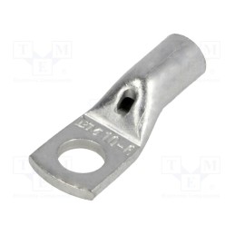 5 pcs x BM GROUP - BM 01431 - Tip: ring tube, M6, 10mm2, crimped, for cable, non-insulated, 6.3mm