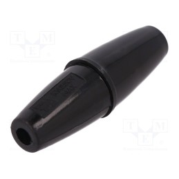 1 pcs x BULGIN - FX0380/BK - Fuse holder, cylindrical fuses, 5x20mm, on cable, Imax: 10A