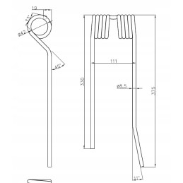 The finger of the carousel turning machine is male, middle right