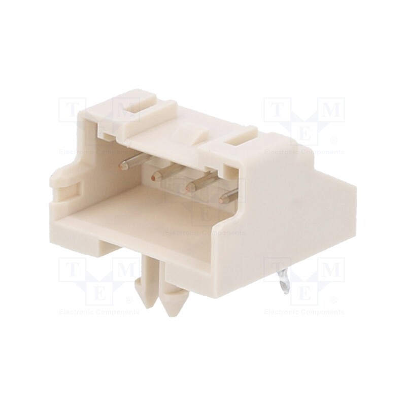 5 pcs x JST - S04B-XASK-1 - Socket, wire-board, male, XA, 2.5mm, PIN: 4, THT, 250V, 3A, -25÷85°C