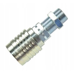 Hydraulic quick connector, socket M22x1 5 eurolong