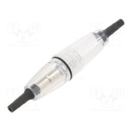 1 pcs x BULGIN - FX0285 - Fuse holder, cylindrical fuses, 6.3x25mm, on cable, Imax: 10A
