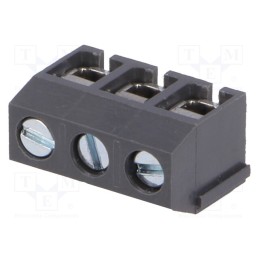 5 pcs x DEGSON ELECTRONICS - DG306-5.0-03P-11-00A(H) - PCB terminal block, angled 90°, 5mm, ways: 3, on PCBs, 1.5mm2, 15A
