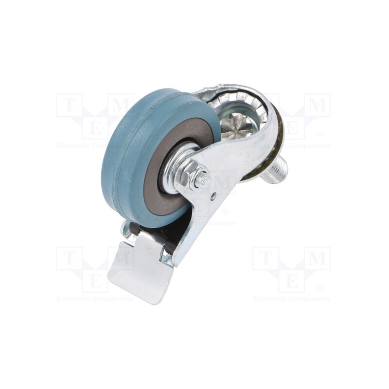 1 pcs x RADER - CKLA-PG 50S-HC - Transport wheel, Ø: 50mm, W: 17mm, H: 69mm, torsional with lock