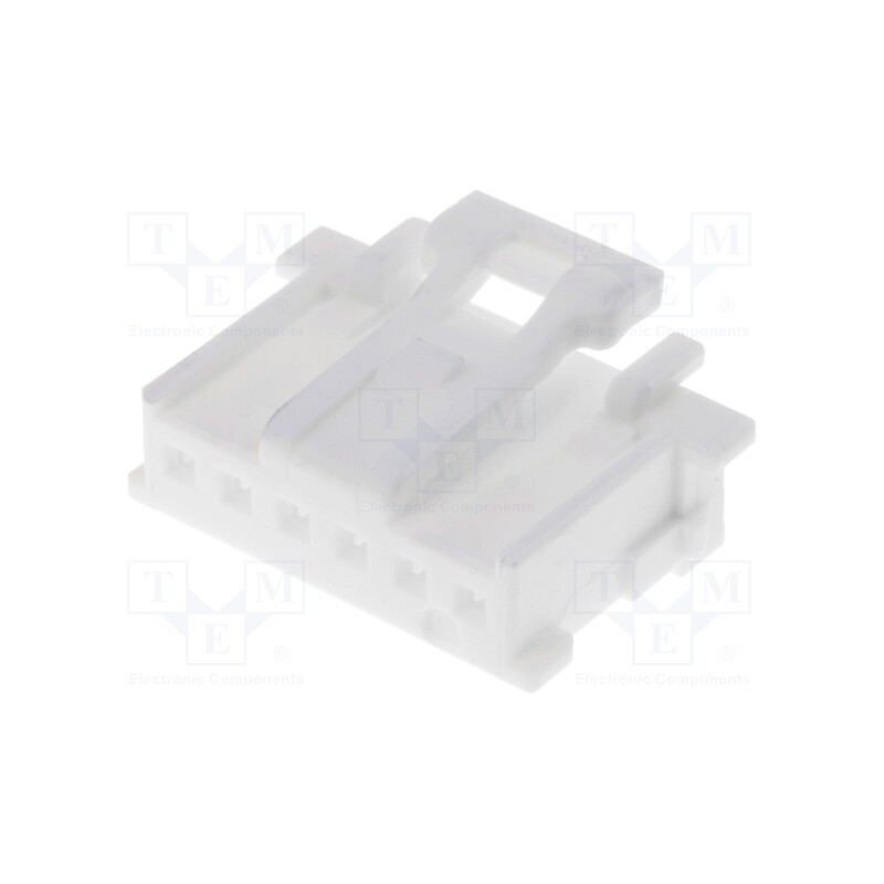 5 pcs x MOLEX - 513820600 - Plug, wire-board, female, MicroClasp, 2mm, PIN: 6, w/o contacts