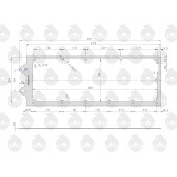 Upper gearbox cover gasket krazelit 0