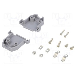 5 pcs x CONNFLY - DS1045-15AP1S1-A - Enclosure: for D-Sub connectors, D-Sub 15pin,D-Sub HD 26pin