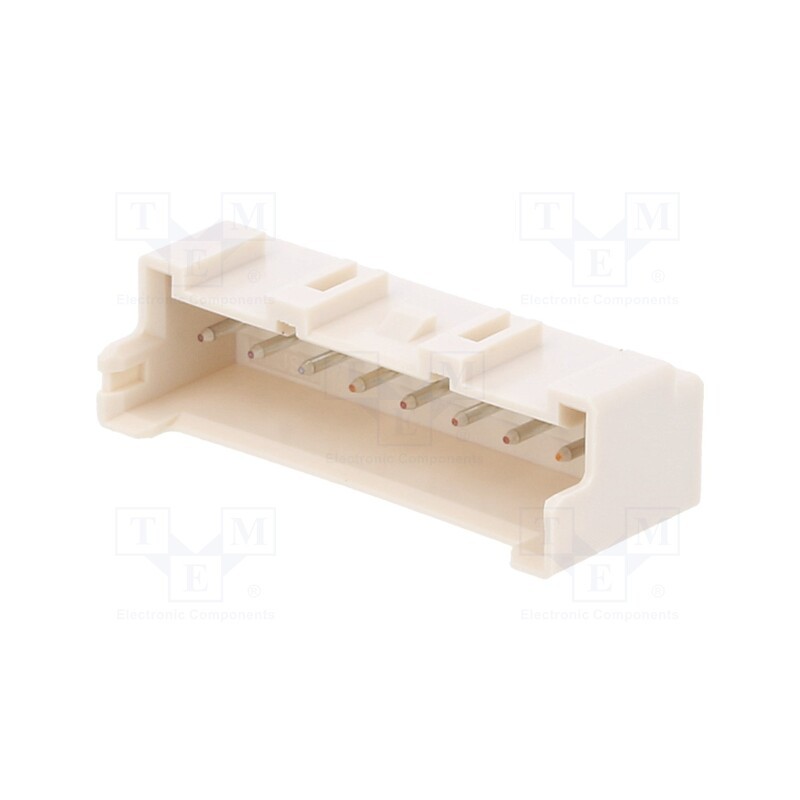 5 pcs x JST - B08B-XASK-1 - Socket, wire-board, male, XA, 2.5mm, PIN: 8, THT, 250V, 3A, -25÷85°C