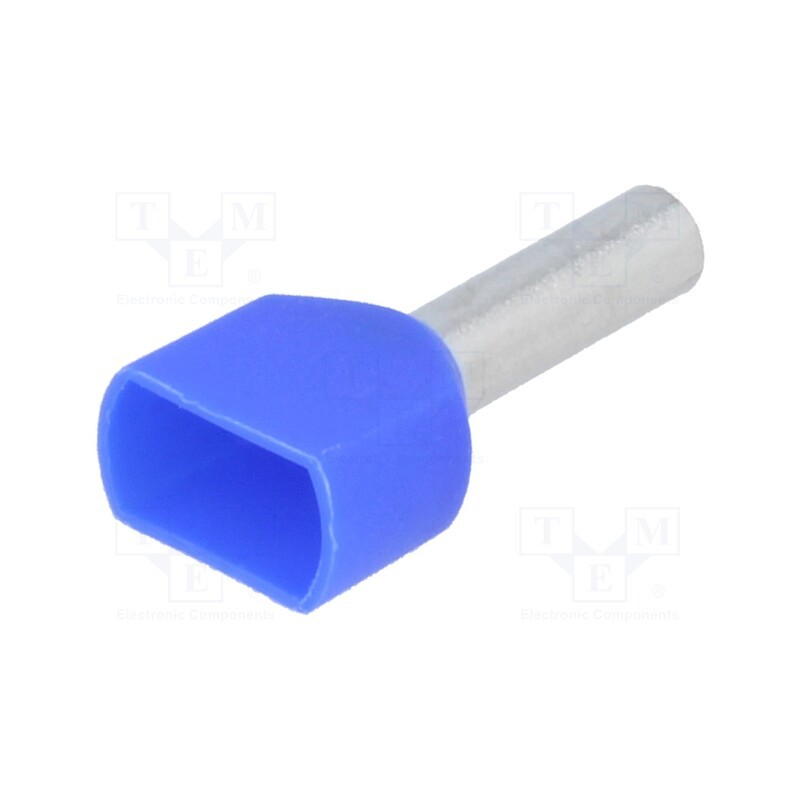 5 pcs x TE Connectivity - 966144-8 - Tip: bootlace ferrule, insulated,double, copper, 2.5mm2, 13mm