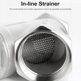 1pc threaded stainless steel pre-filter