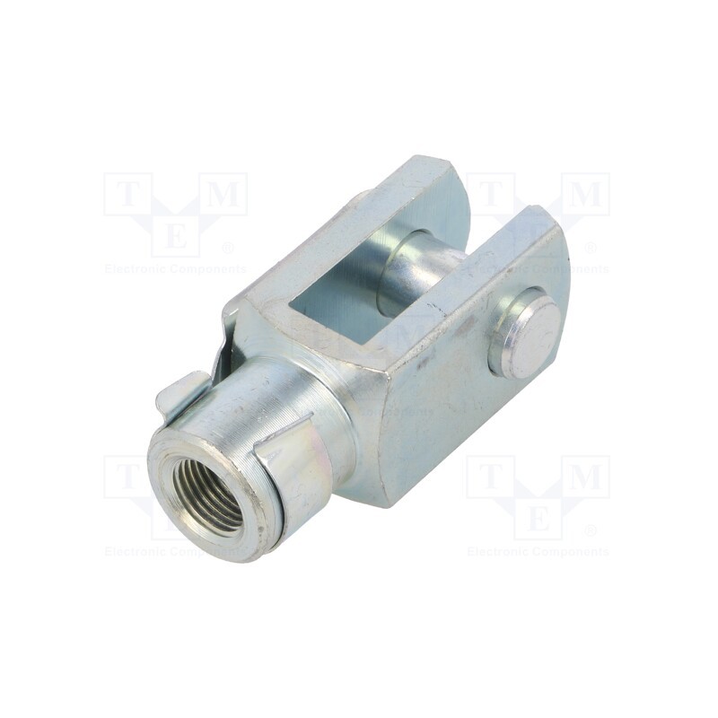 1 pcs x PNEUMAT-FS/025-032 - Piston rod clevis, Thread: M10x1,25, 25÷32mm, Kit: clip,bolt