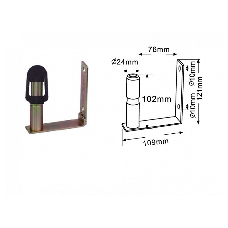 Flash pin, U-type side handle