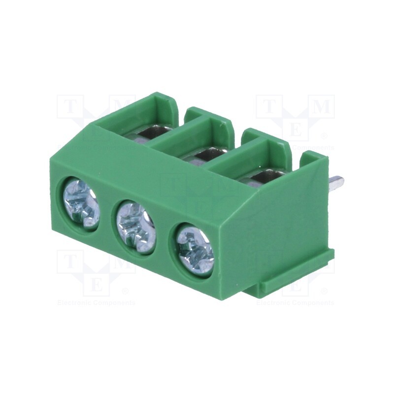 5 pcs x DEGSON ELECTRONICS - DG126-5.0-03P-14-00A(H) - PCB terminal block, angled, 5mm, ways: 3, on PCBs, 0.5÷2.5mm2, 18A