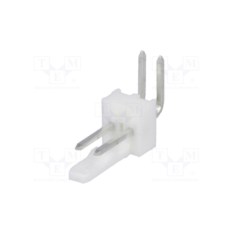 5 pcs x MOLEX - 22057028 - Socket, wire-board, male, KK 254, 2.54mm, PIN: 2, snapped-in, THT, 4A