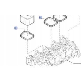 Valve cover gasket new holland case 2852033