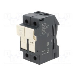 1 pcs x SCHNEIDER ELECTRIC - DF81N - Fuse base, for DIN rail mounting, Poles: 1+N