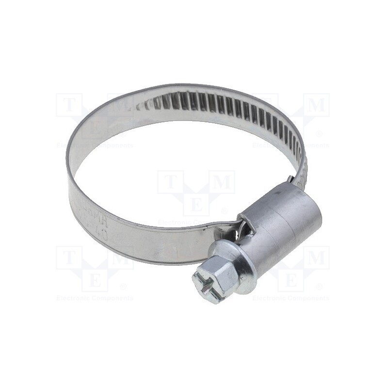 1 pcs x LAPP - 52009050 - Worm gear clamp, 25÷40mm, steel, Plating: zinc