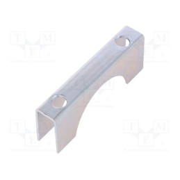 1 pcs x DROMET - ŁC.6.49 (1 1/2') - Mounting coupler, steel, zinc, u-bolt