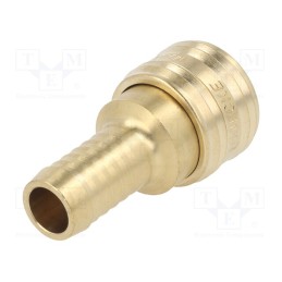 1 pcs x PNEUMAT-ES 13 T - Quick connection coupling, 0÷35bar, brass, 58mm, 1000l/min