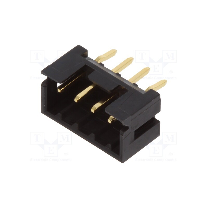 5 pcs x HIROSE - DF3-4P-2DSA(01) - Socket, wire-wire/PCB, male, DF3, 2mm, PIN: 4, THT, on PCBs, straight