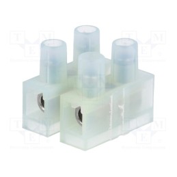 5 pcs x BM GROUP - BM 93CS2 - Terminal block, screw terminal, 4mm2, 400V, ways: 2, terminals: 4
