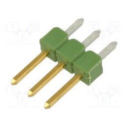 5 pcs x TE Connectivity - 826646-3 - Pin header, pin strips, AMPMODU MOD II, male, PIN: 3, straight