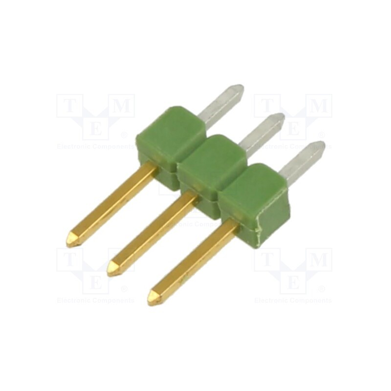 5 pcs x TE Connectivity - 826646-3 - Pin header, pin strips, AMPMODU MOD II, male, PIN: 3, straight