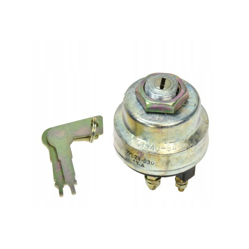 Ignition lock with key, metal nut t 25 t 25a