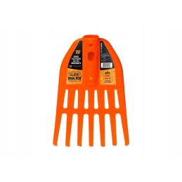 Plastic leaf rake, size s, clamping