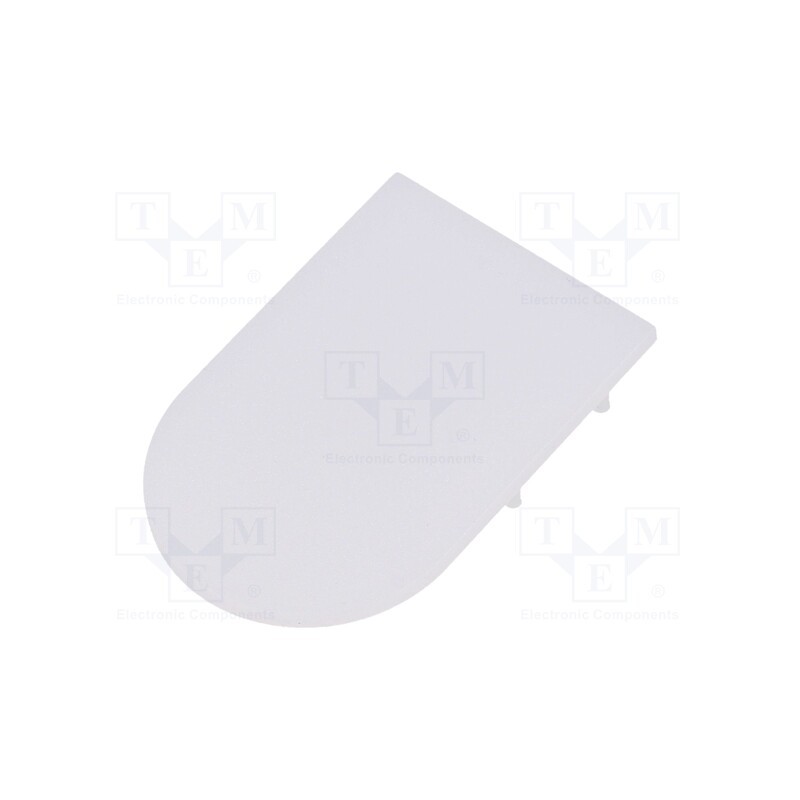 1 pcg x TOPMET - V4540038 - Cap for LED profiles, milky, 20pcs, plexiglass PMMA, VARIO30-02