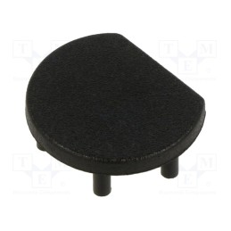 1 pcg x TOPMET - F7009902 - Cap for LED profiles, black, 20pcs, ABS, PEN12